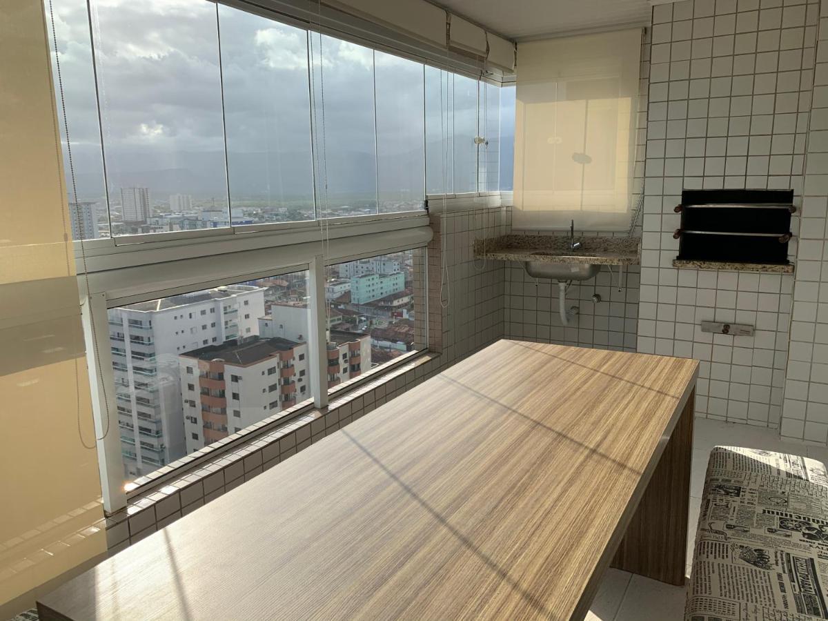 Ultimo Andar, Varanda Gourmet, Vista Da Praia Praia Grande  Exterior foto