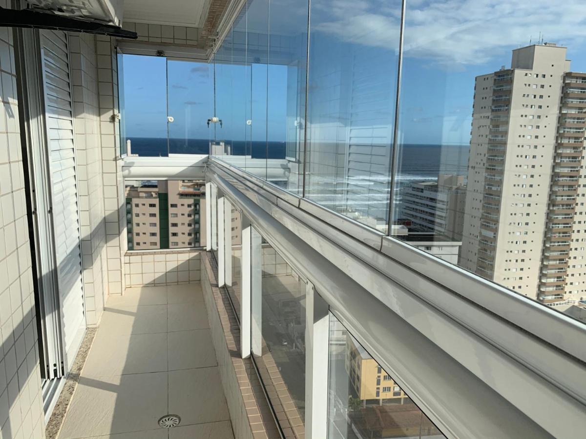 Ultimo Andar, Varanda Gourmet, Vista Da Praia Praia Grande  Exterior foto