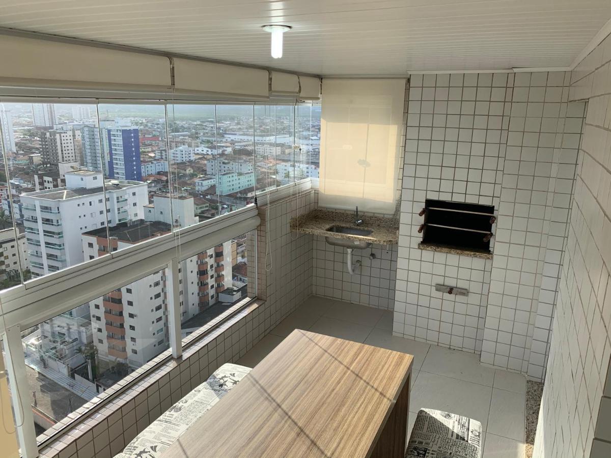 Ultimo Andar, Varanda Gourmet, Vista Da Praia Praia Grande  Exterior foto